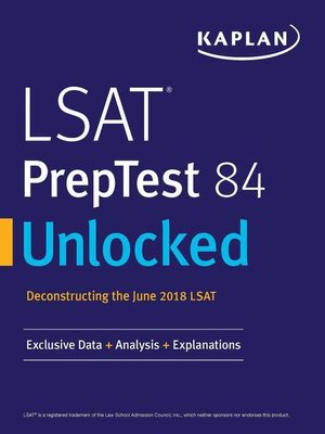 cover image of LSAT PrepTest 84 Unlocked